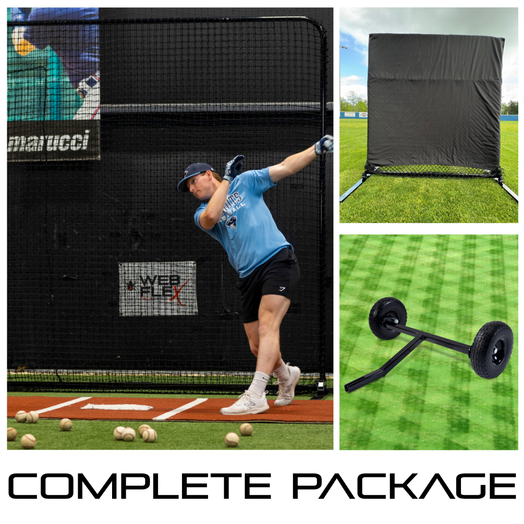 Web Flex Sports Pro Series Baseball/Softball Pitching 7X7 Field Screen