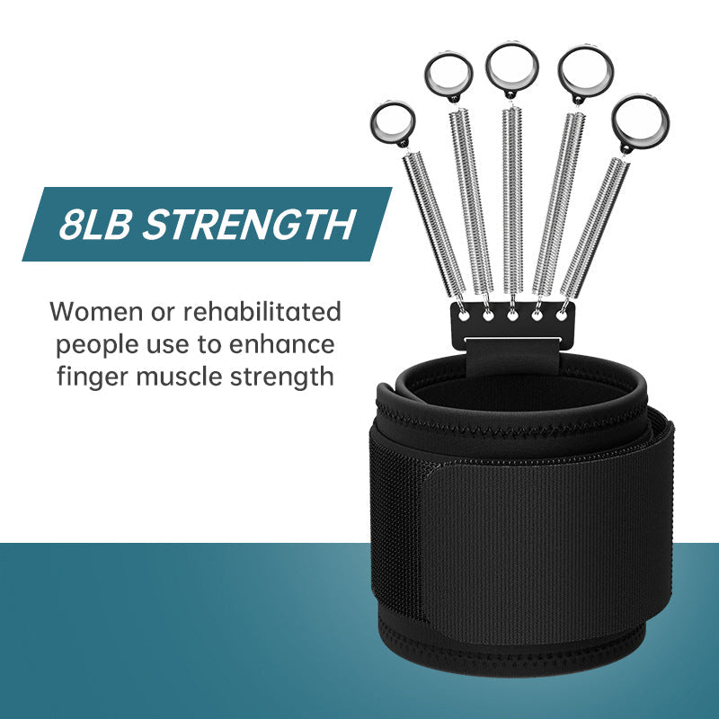 Stainless steel spring finger trainer exercise wrist tension rehabilitation enhancer