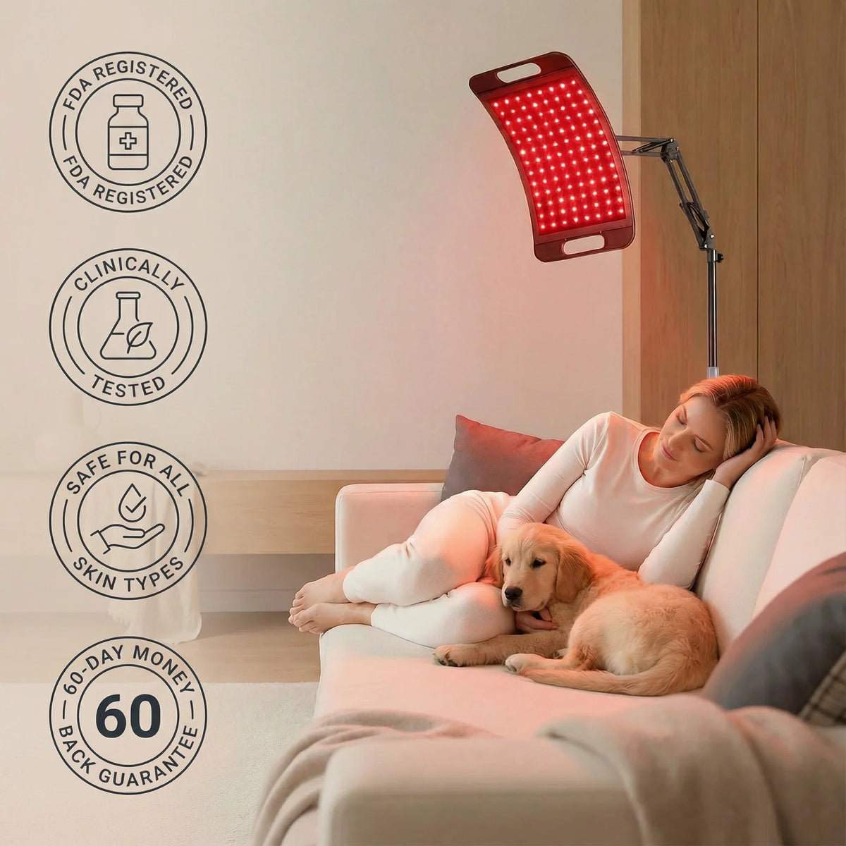 Nicebeam Sleep Recovery Lamp - Red Light Therapy