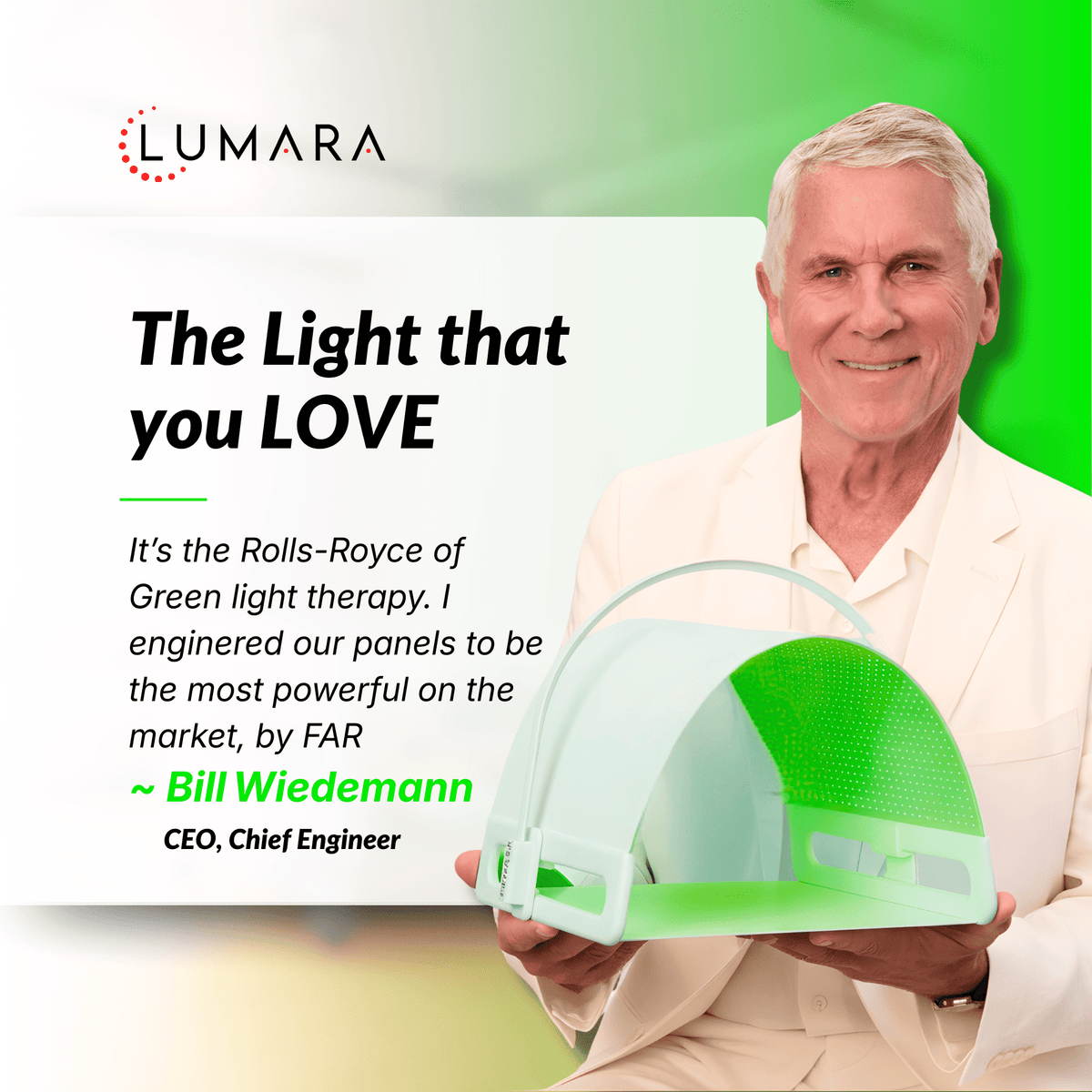 Illuminate Green V1 – Green Light Therapy Panel - Professional Grade