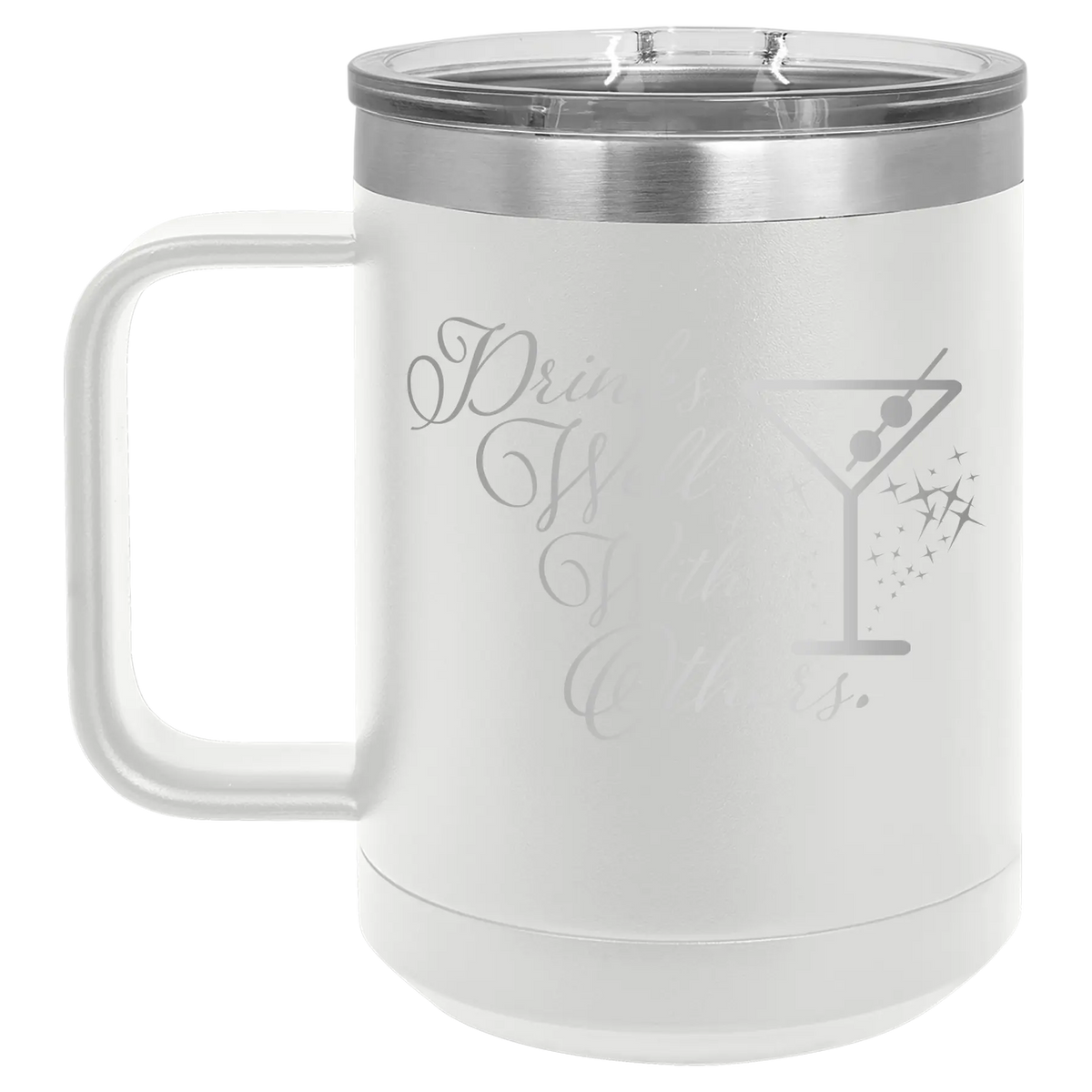 Drinks Well With Others 2 15 oz Mug | White