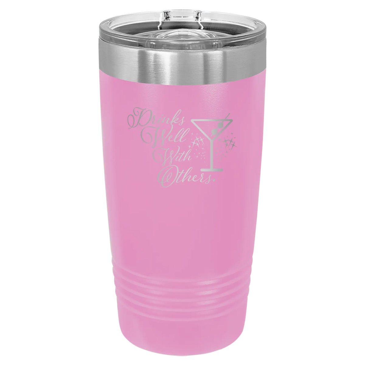 Drinks Well With Others 2 20 oz Tumbler | Light Purple
