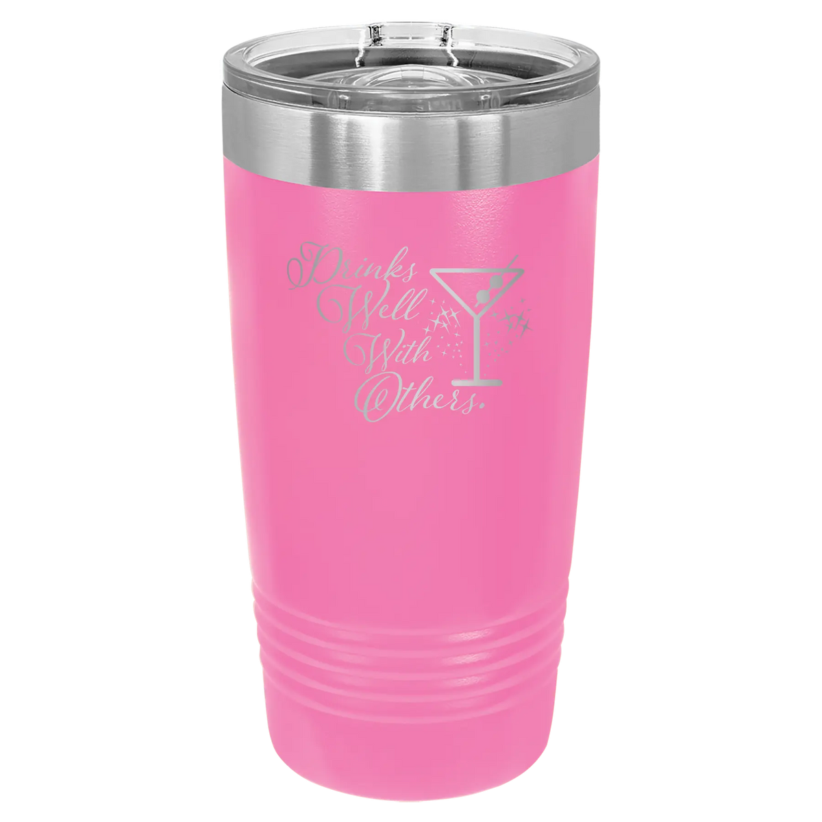 Drinks Well With Others 2 20 oz Tumbler | Pink