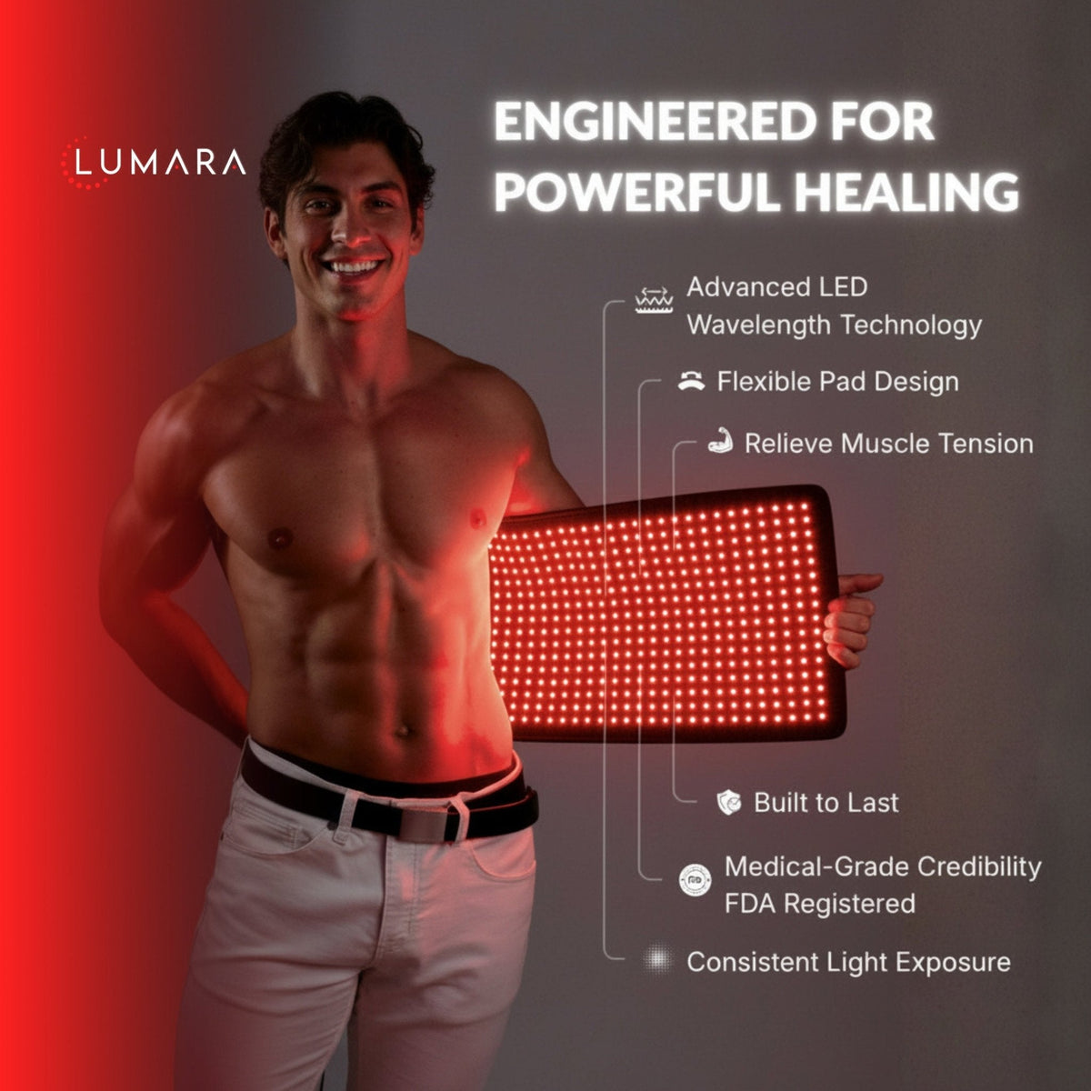Lumara Pad - Advanced LED Wavelength Therapy Technology
