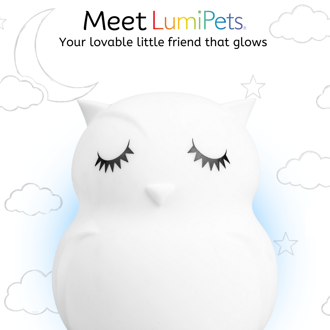 LumiPets® Opal the Owl Night Light - Designed for safety, comfort, and fun.