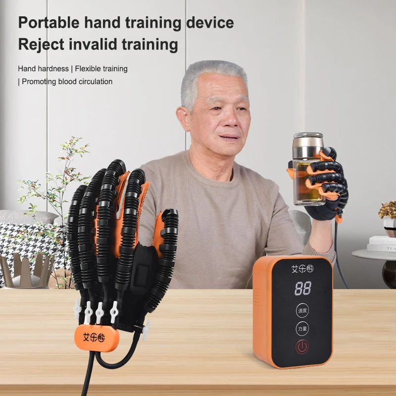 Protable Rehabilitation Robot Gloves Stroke Hemiplegia Cerebral Infarction Training Device