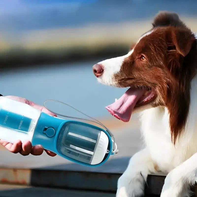 Dog Water Cup, Food Storage and Garbage (waste) Bag Three-in-one Portable Carrier