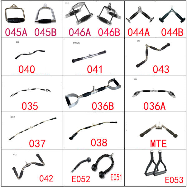 Cross Training Pull Down/Up Handles - Sports fitness equipment