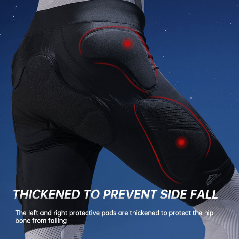 Professional Skiing, Roller Skating Slim Fit Protection Hip Protection Pants