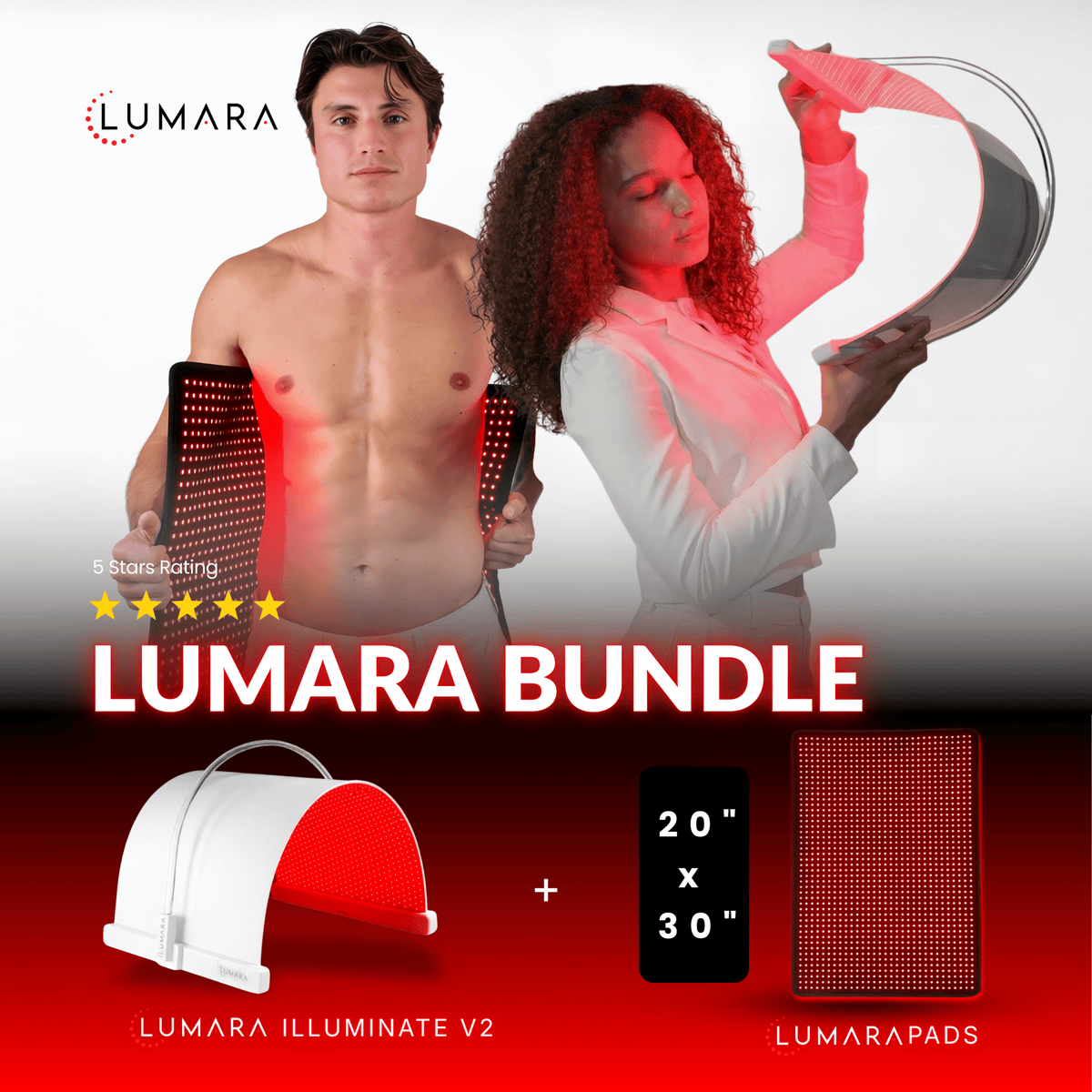 Illuminate Red V2 – Red Light Therapy Panel - Professional Grade