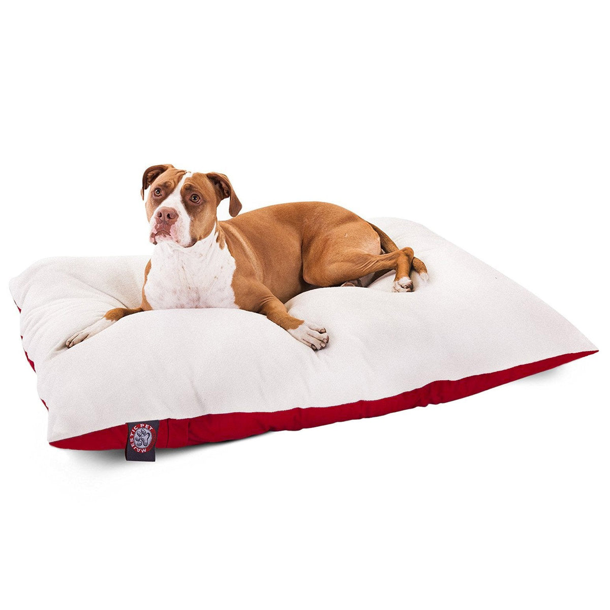36x48 Red Rectangle Pet Dog Bed By Majestic Pet Products - Large