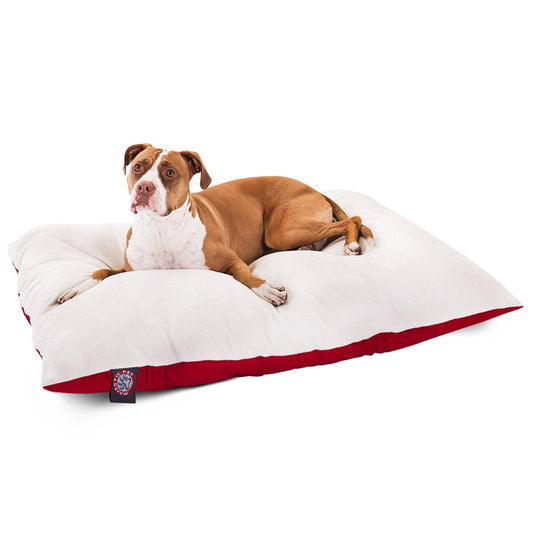 36x48 Red Rectangle Pet Dog Bed By Majestic Pet Products - Large