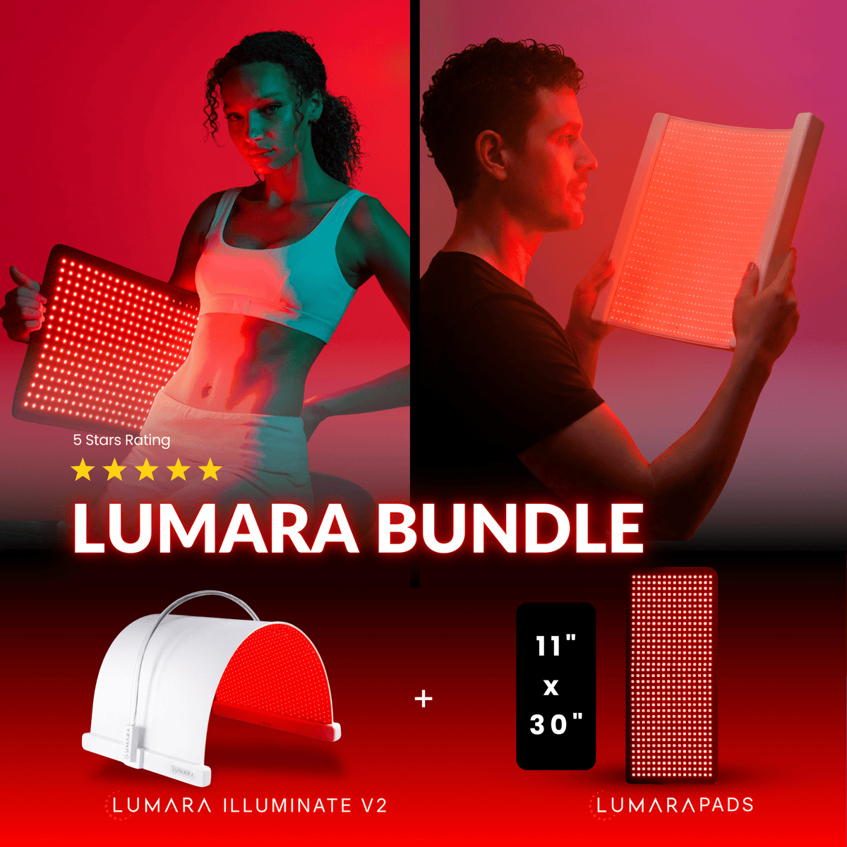 Illuminate Red V2 – Red Light Therapy Panel - Professional Grade