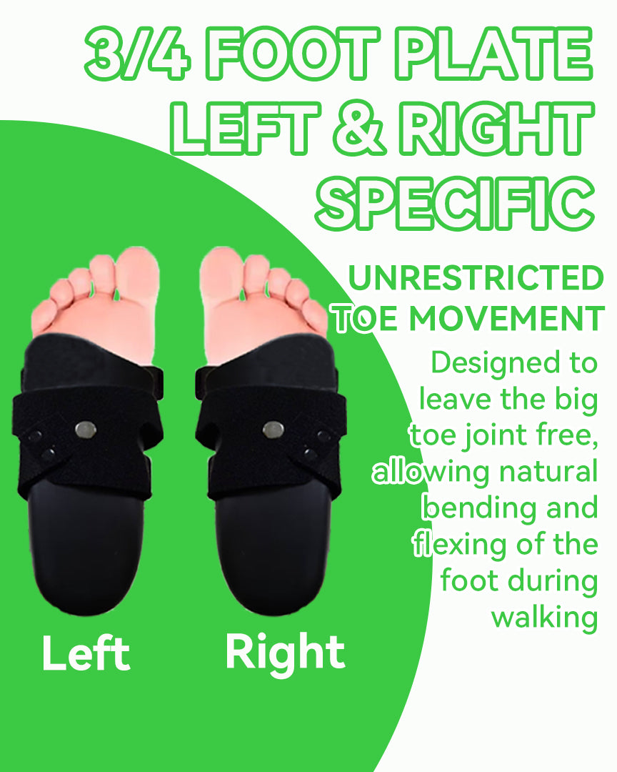 AFO Drop Foot Brace, Adjustable Ankle Support Orthosis for Stroke Recovery & Daily Mobility