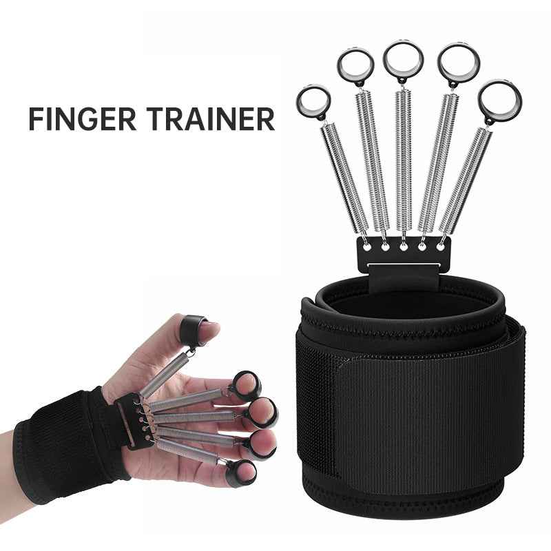 Stainless steel spring finger trainer exercise wrist tension rehabilitation enhancer