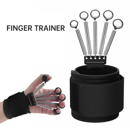 Stainless steel spring finger trainer exercise wrist tension rehabilitation enhancer