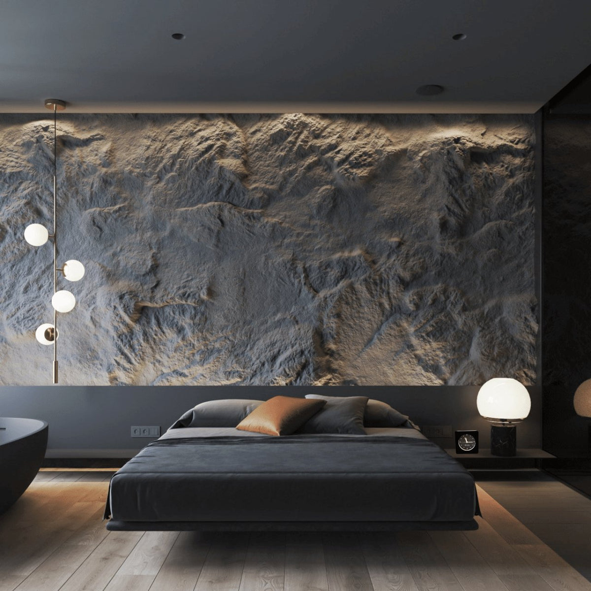 Bagby MINIMALIST - Silent Alarm Clock - Help you sleep better and wake up refreshed