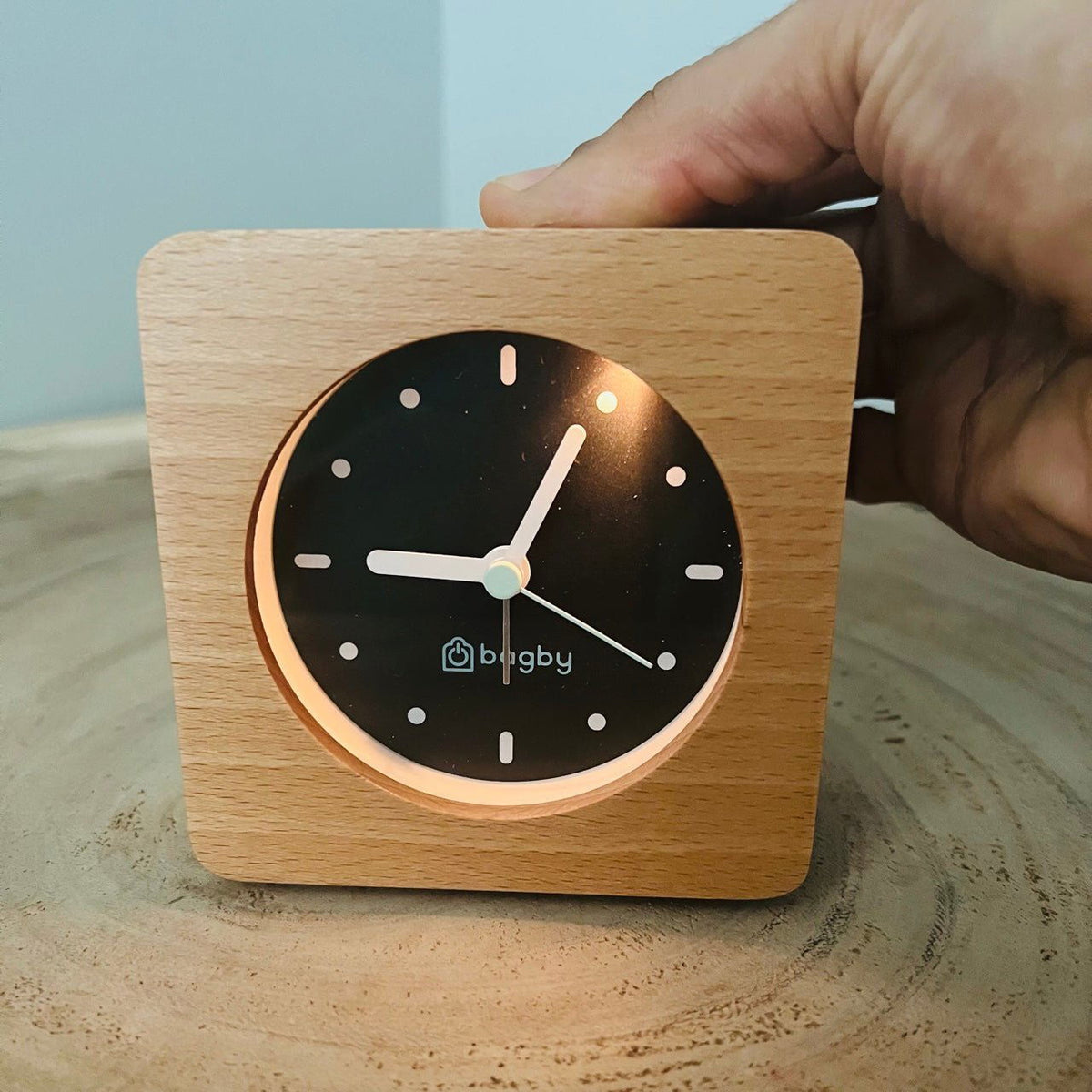 Bagby MINIMALIST - Silent Alarm Clock - Help you sleep better and wake up refreshed