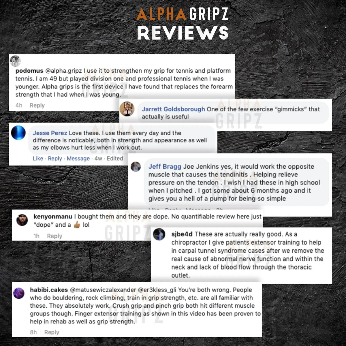 ALPHA GRIPZ™ PT Recovery - Forearm Strengthening, Performance, Recovery and Resilience