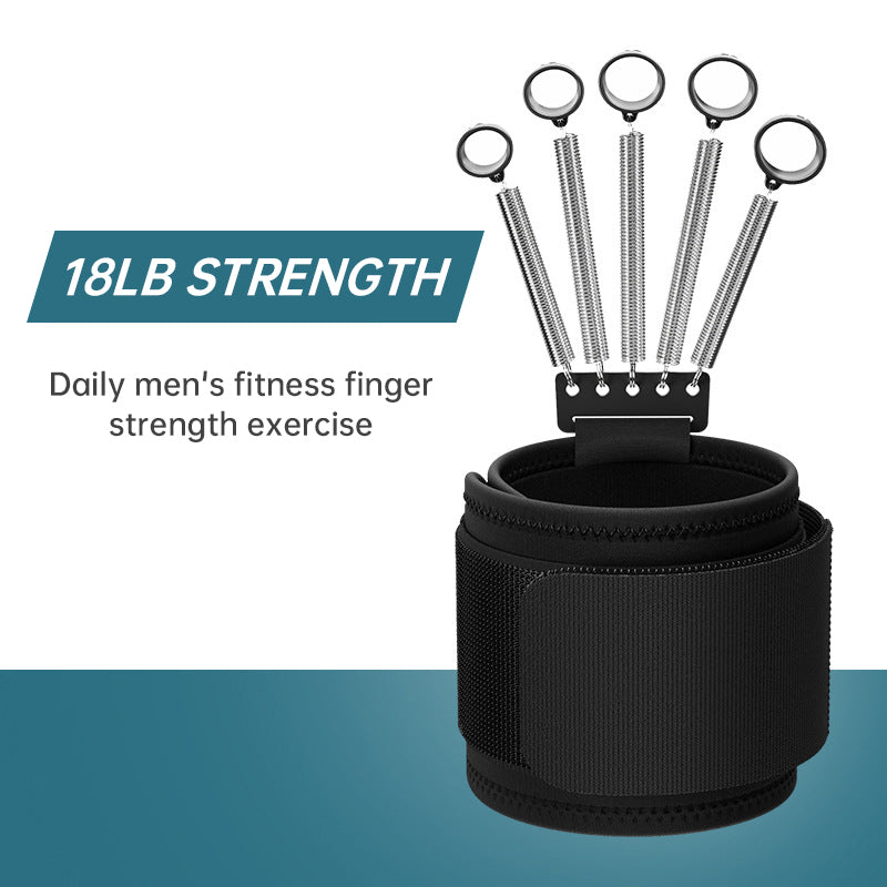 Stainless steel spring finger trainer exercise wrist tension rehabilitation enhancer