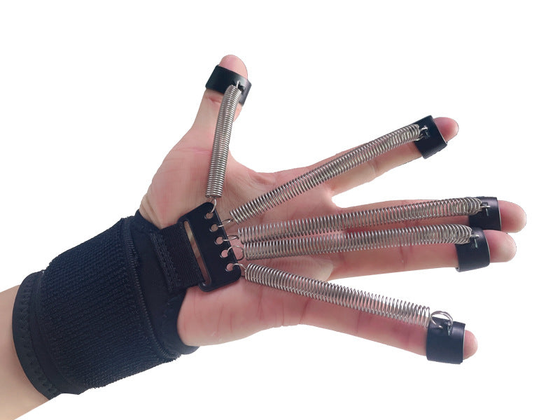 Stainless steel spring finger trainer exercise wrist tension rehabilitation enhancer