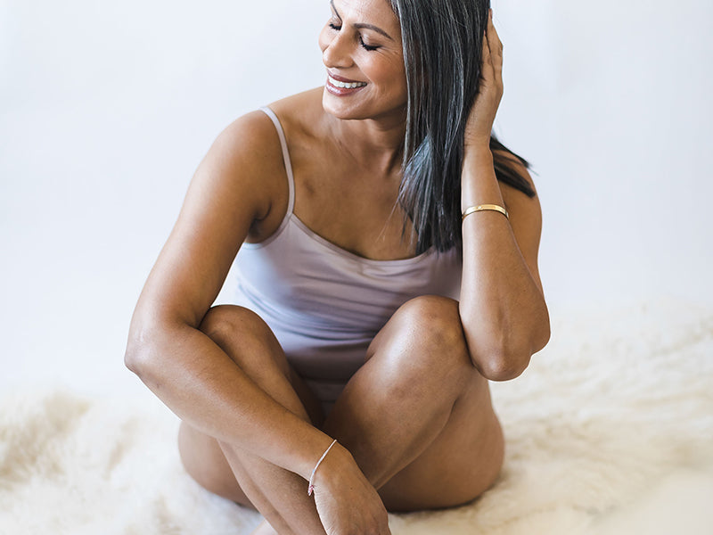 Maia Sustainable Jersey Cami, Mauve (Soft, Supportive, Breathable)