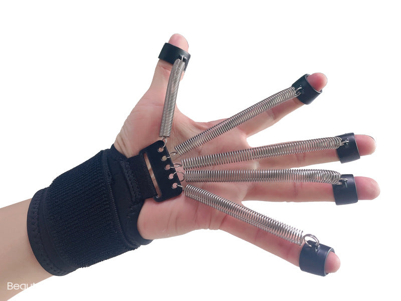 Stainless steel spring finger trainer exercise wrist tension rehabilitation enhancer