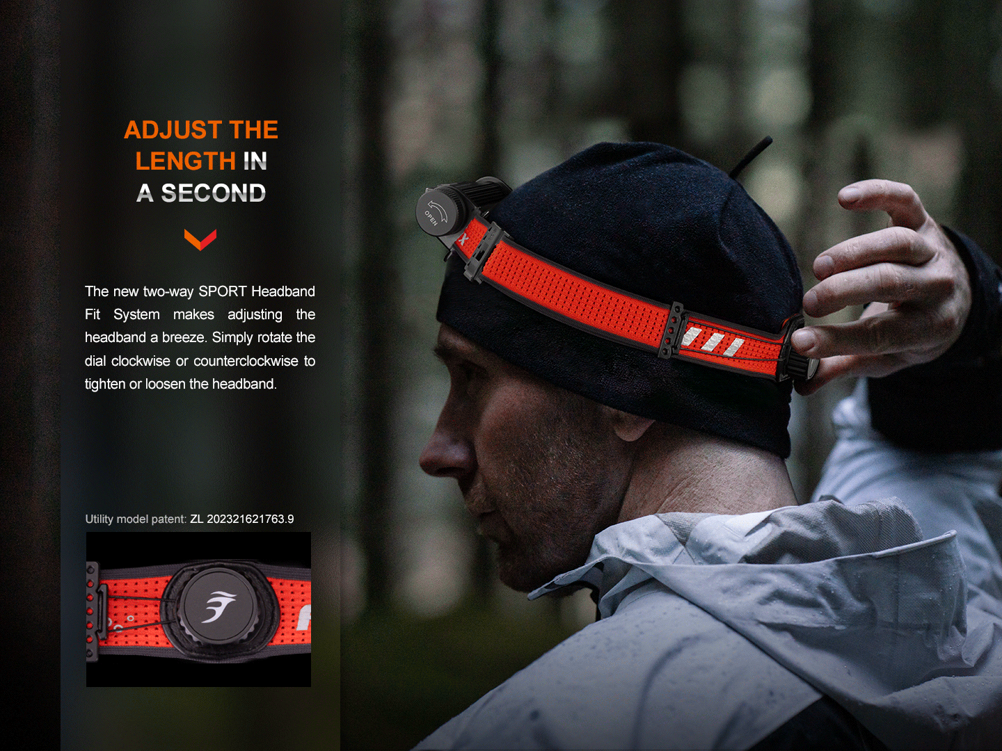 Fenix HM62-T Lightweight Trail Running/Hiking (1200 Lumen) Headlamp