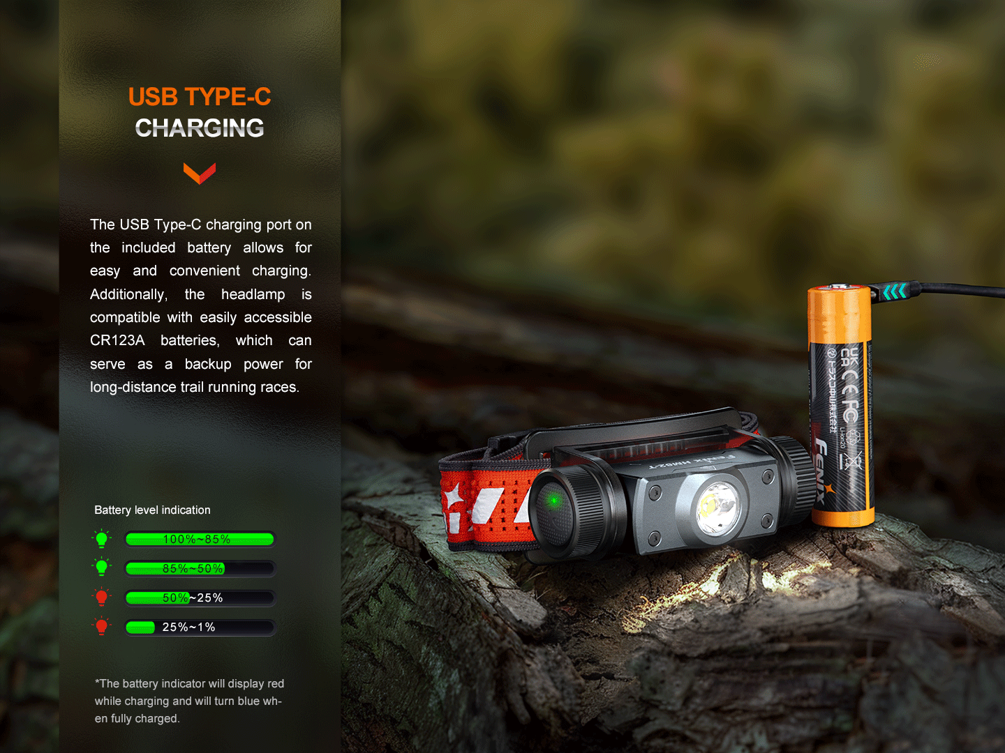 Fenix HM62-T Lightweight Trail Running/Hiking (1200 Lumen) Headlamp