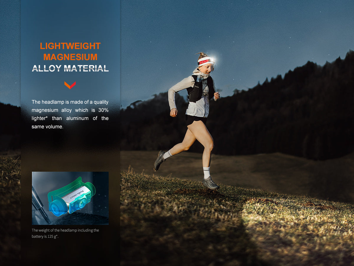 Fenix HM62-T Lightweight Trail Running/Hiking (1200 Lumen) Headlamp