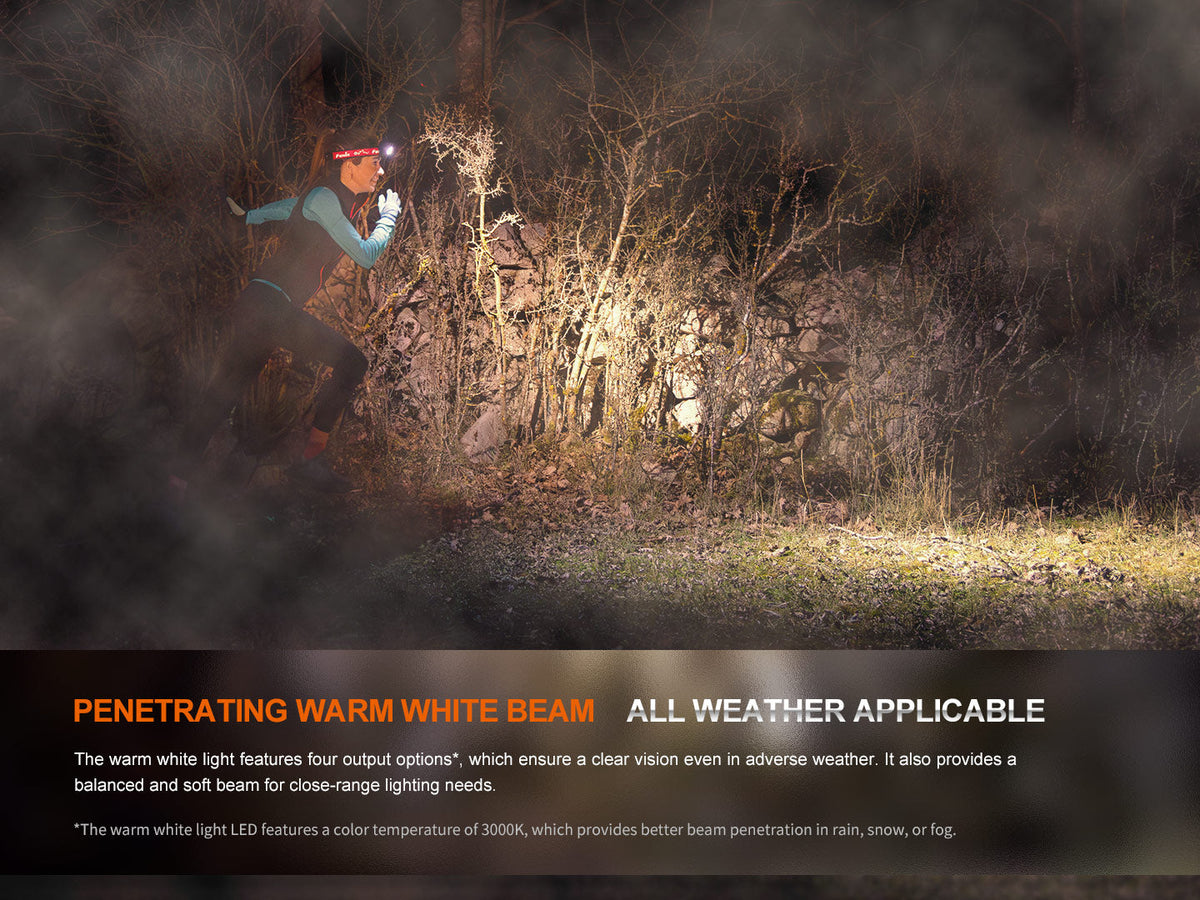 Fenix HM65R-T V2 Rechargeable Lightweight Trail Running/Hiking Headlamp
