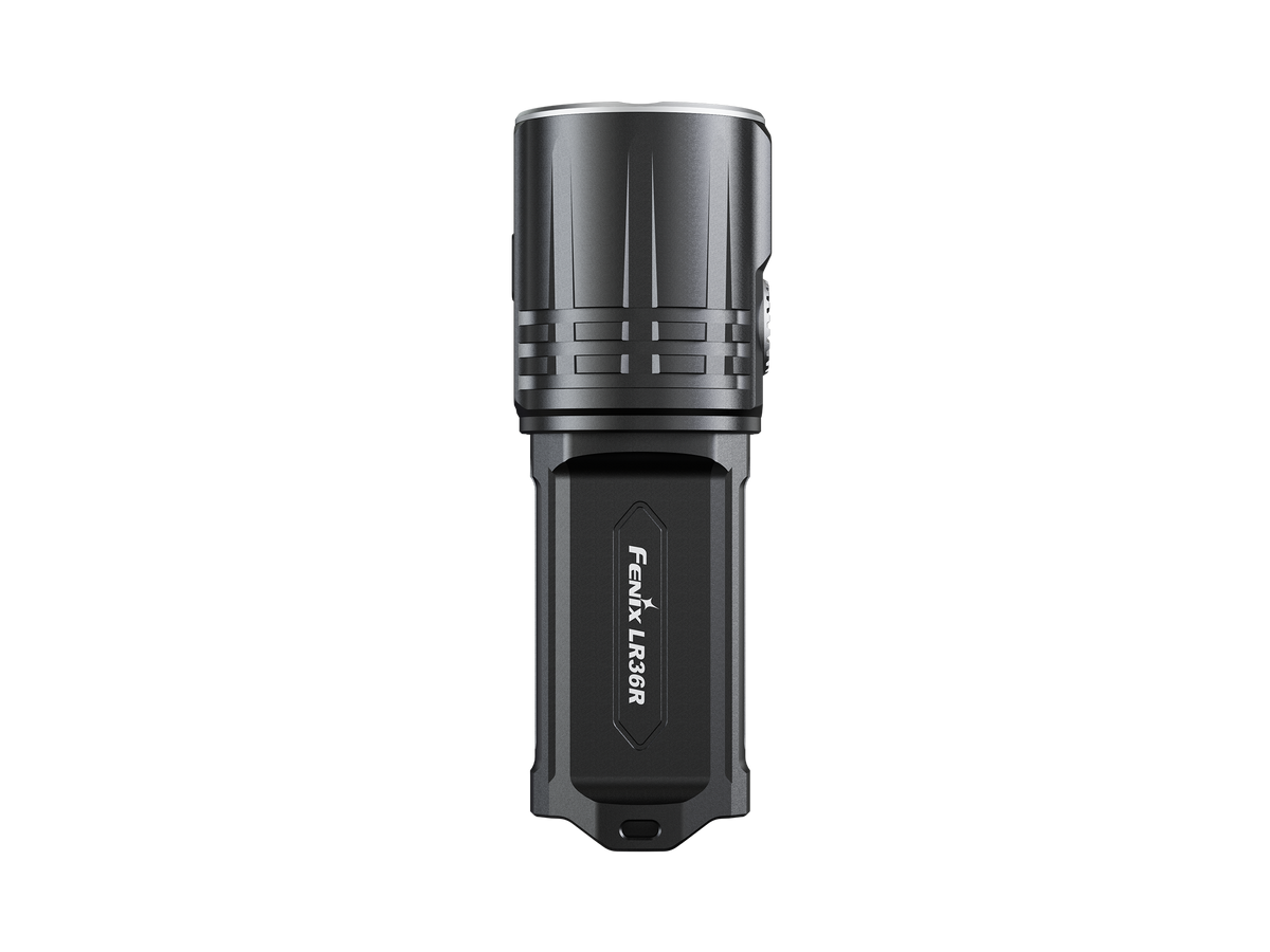 Fenix LR36R White Laser Searching Flashlight (10,000 Lumen) Rechargeable (Black)