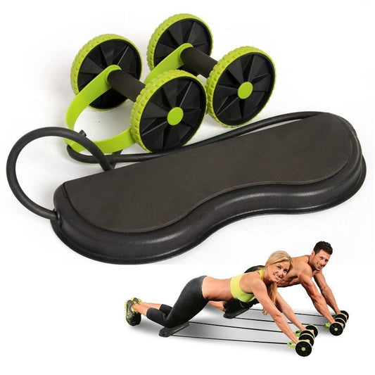 Sport Roller Wheel Multi-Functional Abdominal/Waist, Arm, Leg Muscle Trainer