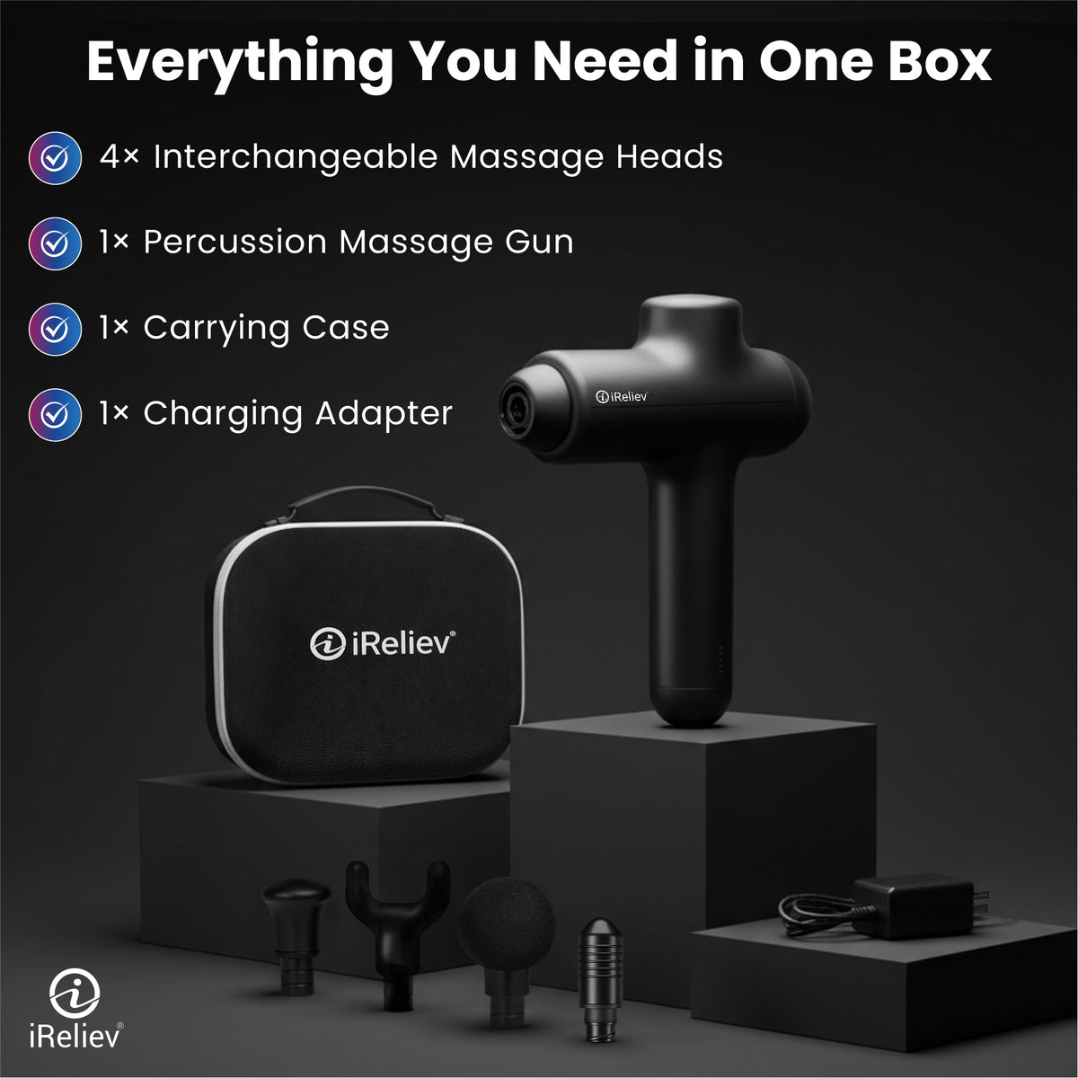 Percussion Massage Gun (Promote Range of Motion, Pain Relief, Increased Blood Flow)