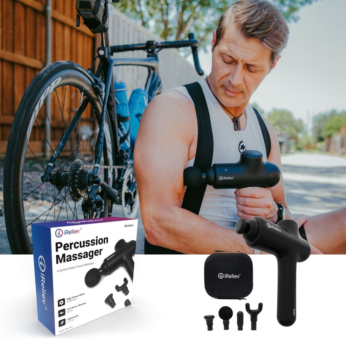 Percussion Massage Gun (Promote Range of Motion, Pain Relief, Increased Blood Flow)