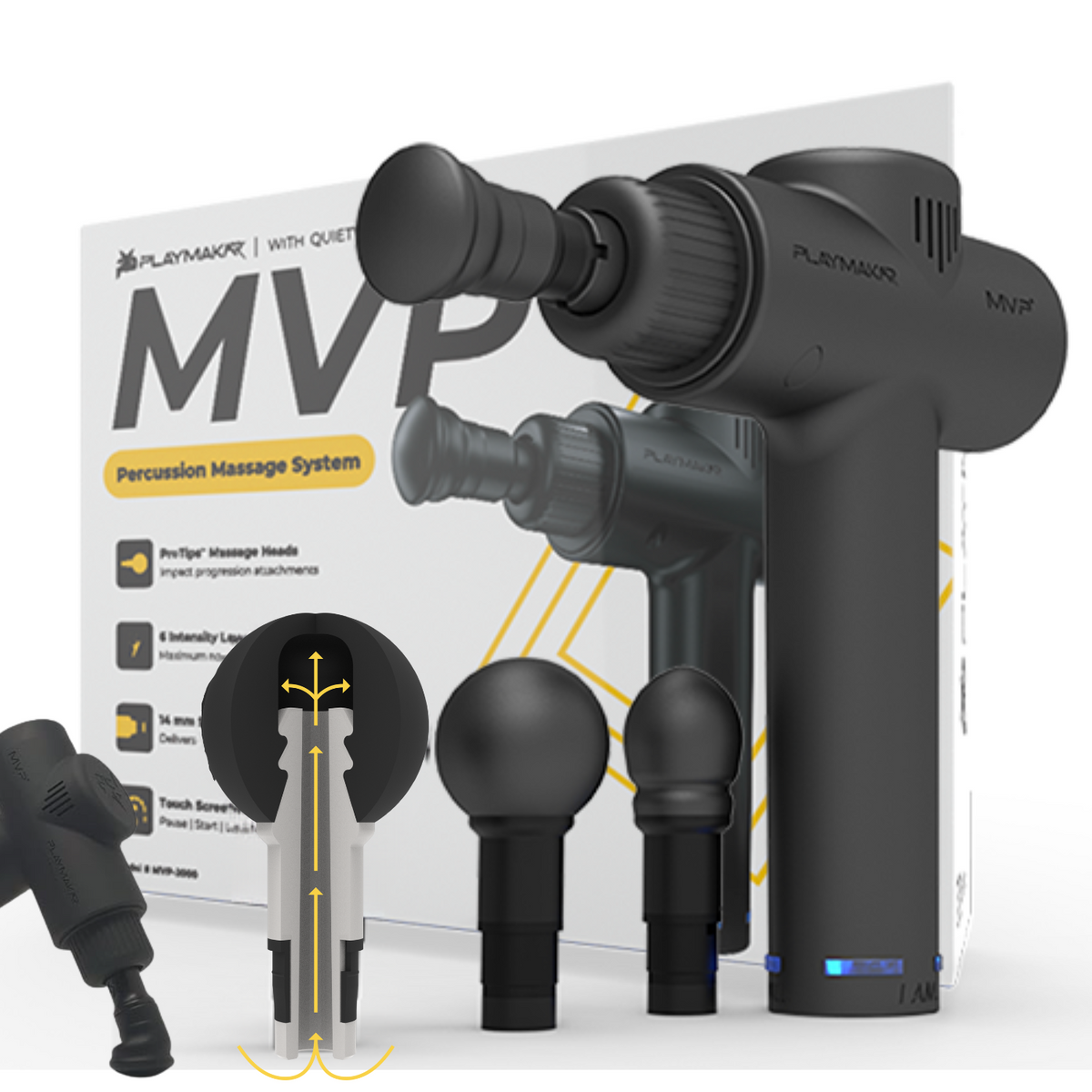 MVP+ Percussion Massage System - Deep Muscle Massager