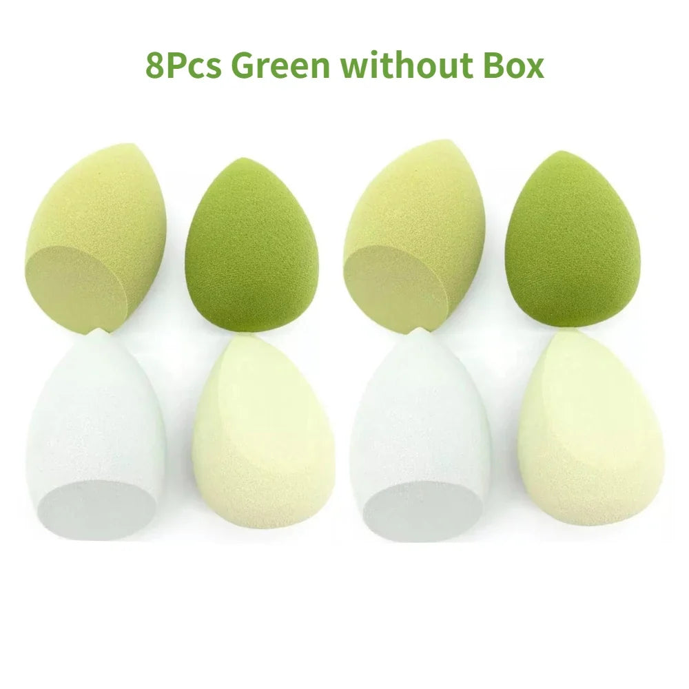 1/4/8pcs makeup sponge blender beauty egg blow cosmetic soft foundation sponges powder blow female make up accessories beauty to