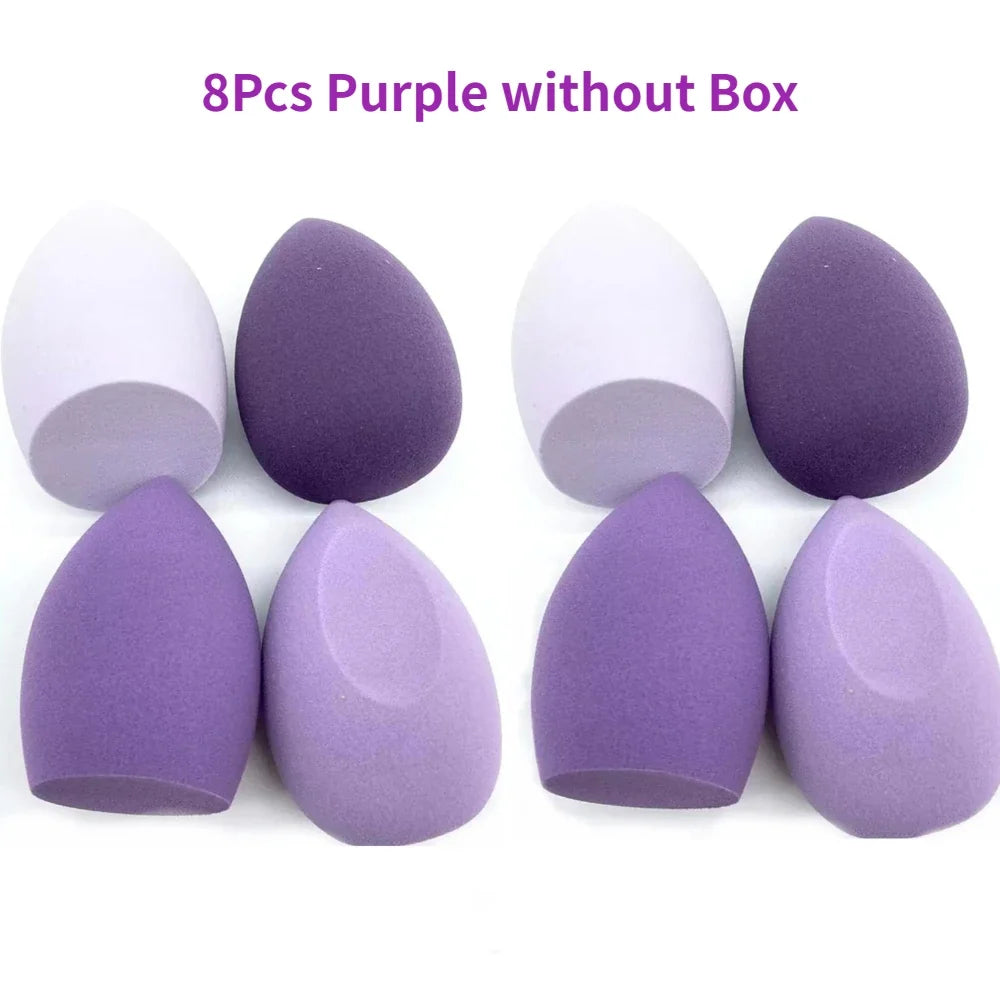 1/4/8pcs makeup sponge blender beauty egg blow cosmetic soft foundation sponges powder blow female make up accessories beauty to