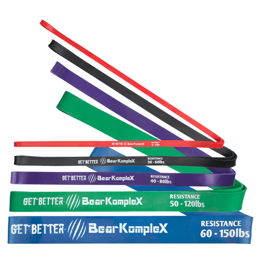Bear KompleX Resistance Bands (Strength training, Stretching, Mobility, Compact for Travel)
