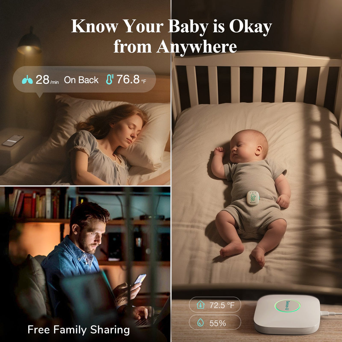 Pro Baby Monitor (Long Range) - Award Winning Smart Monitors from Indoor to Outdoor