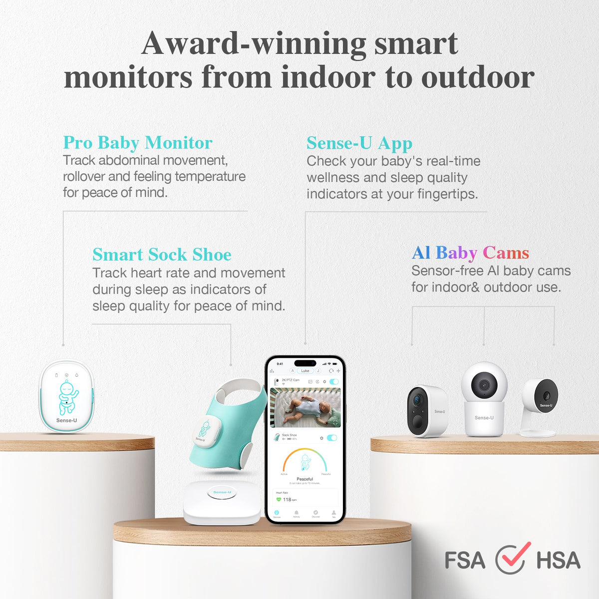 Smart Sock Shoe O2 (Long Range) Baby Monitor
