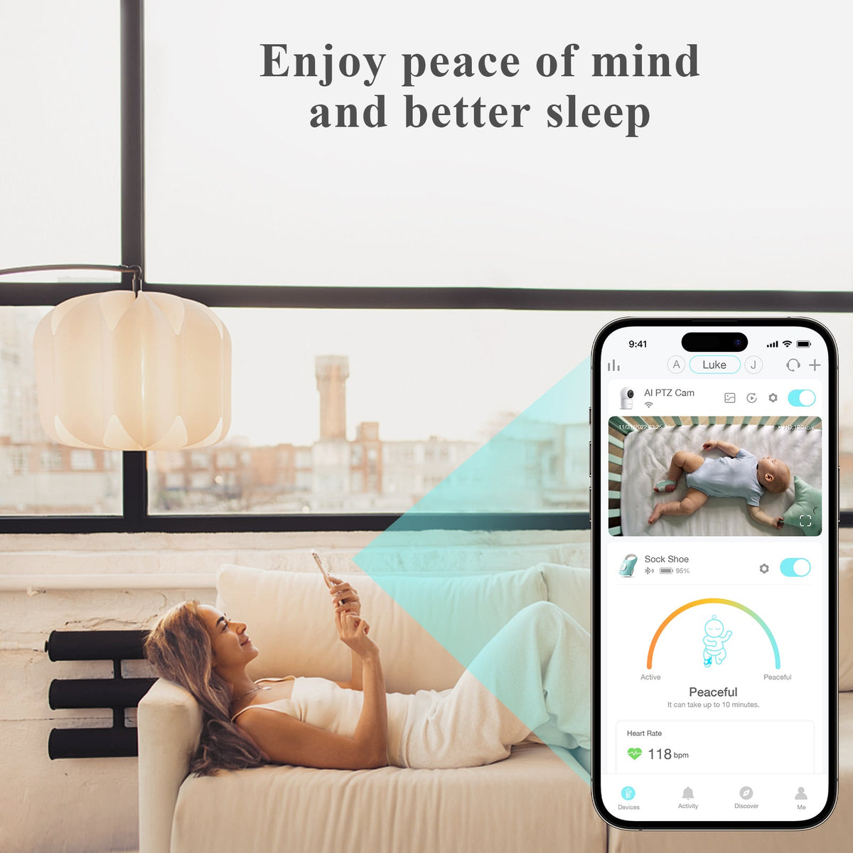 Smart Sock Shoe O2 (Long Range) Baby Monitor