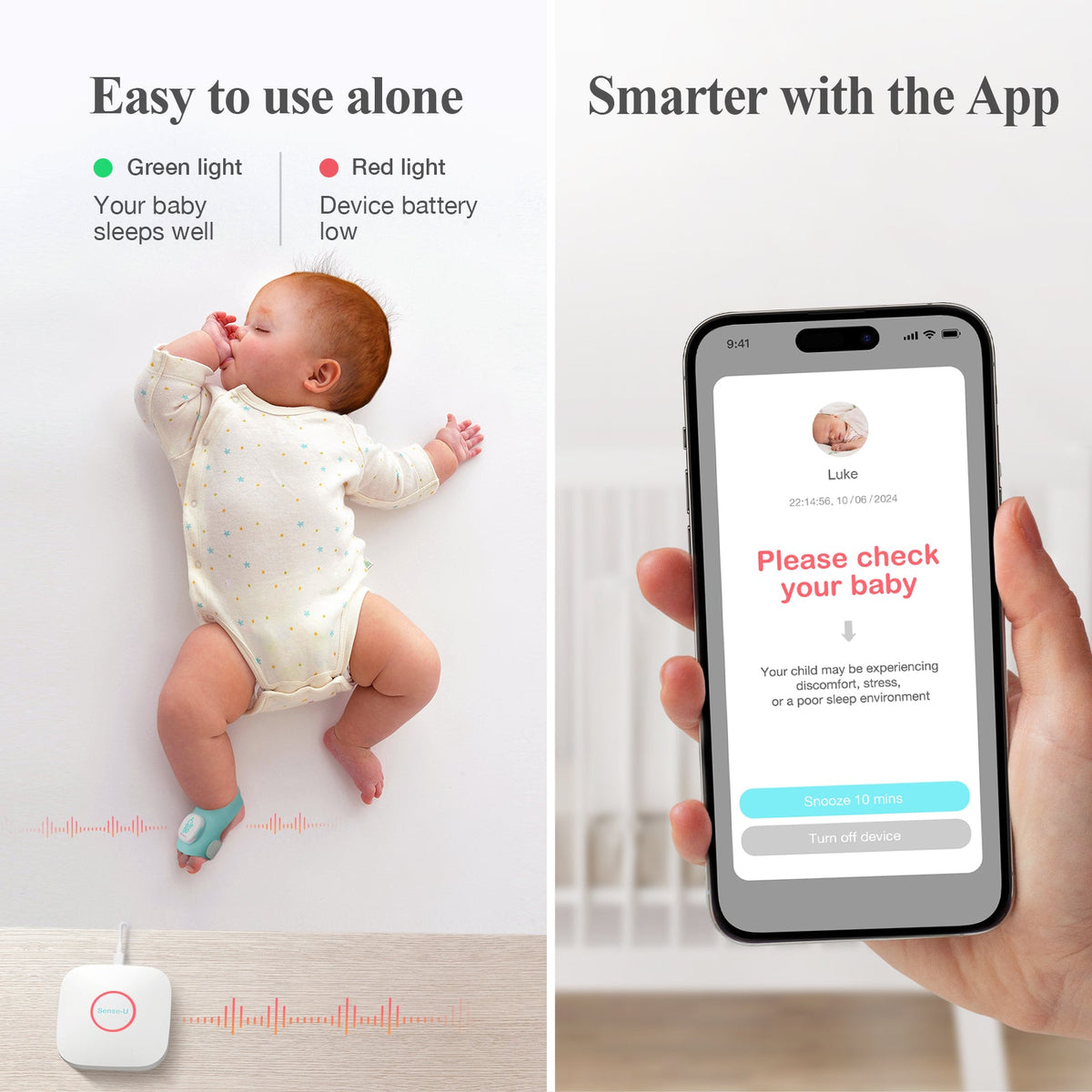 Smart Sock Shoe O2 (Long Range) Baby Monitor