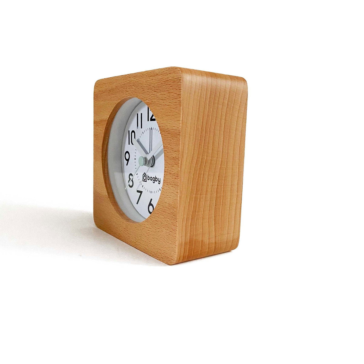 Bagby FARMHOUSE - Silent Alarm Clock - 1 AA battery (not included)