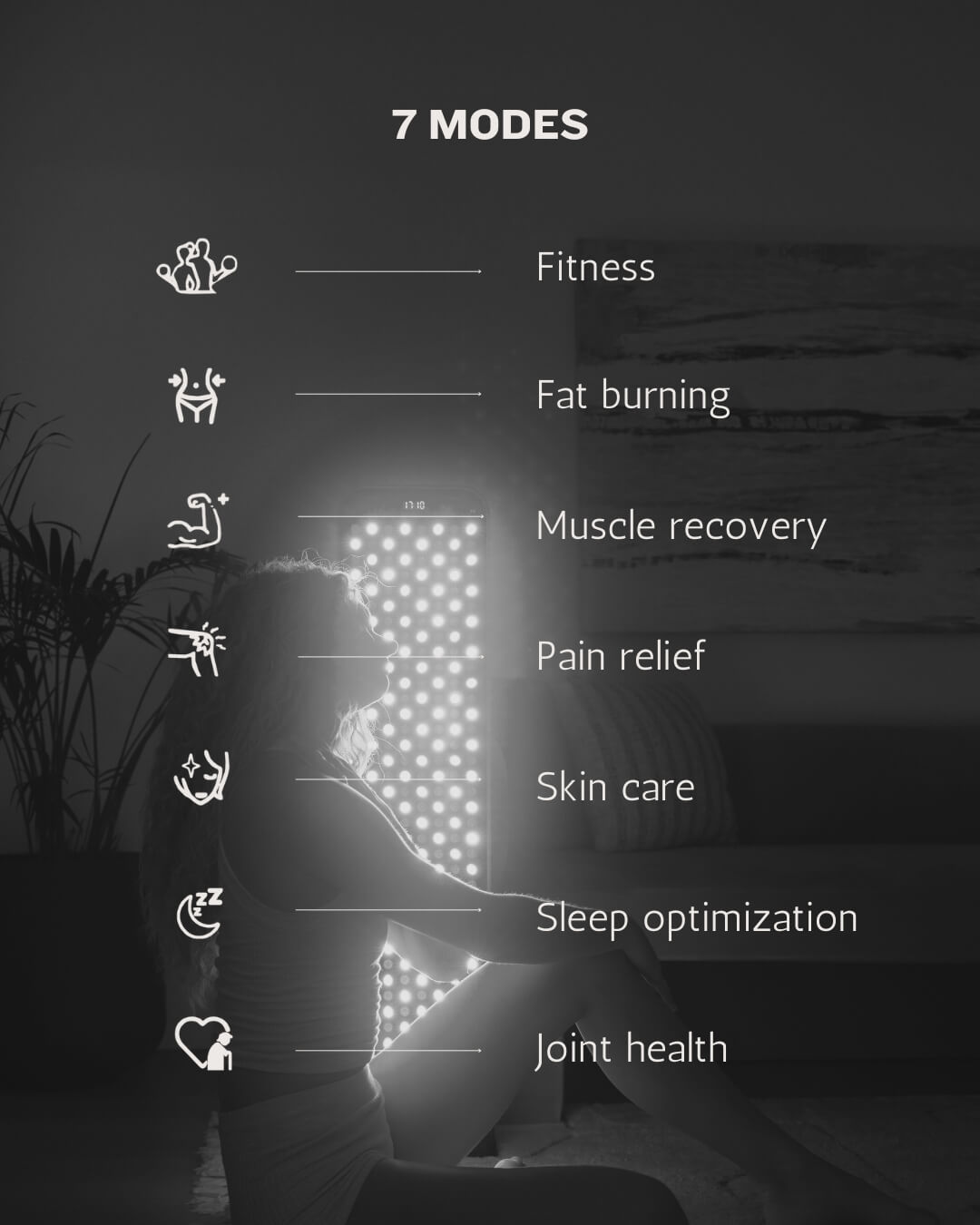 Red light Therapy - The Large Panel (Pain Relief, Muscle Recovery and Skin Rejuvenation)