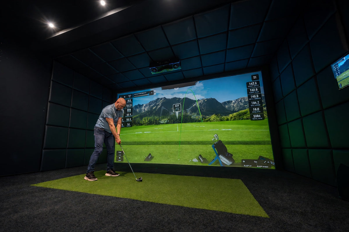 GolfBays Pro+ Golf Simulator Impact Screen (Long Lasting Commercial Grade)