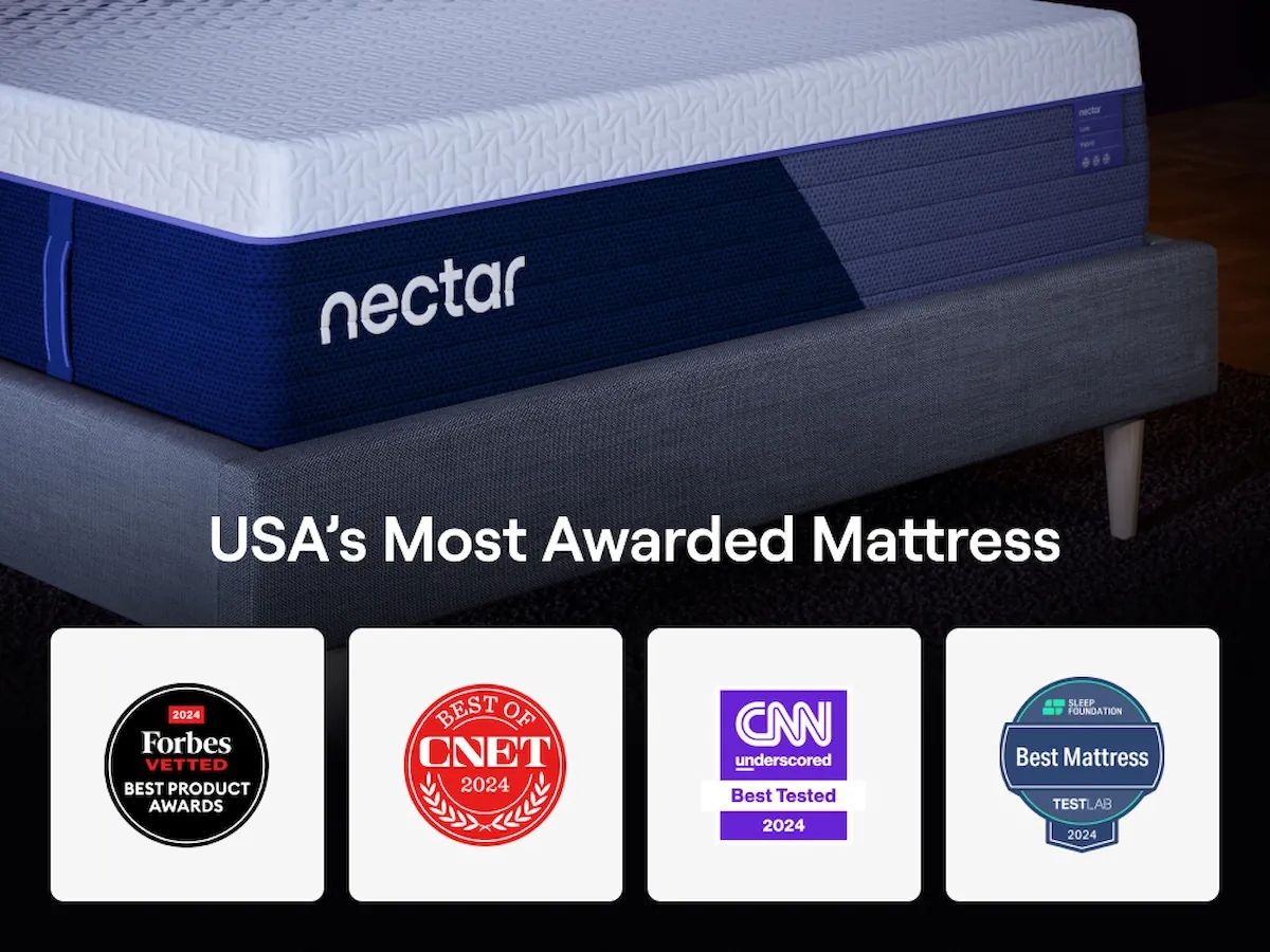 Nectar Luxe Hybrid - White - Mattress - Better mattress for better mornings