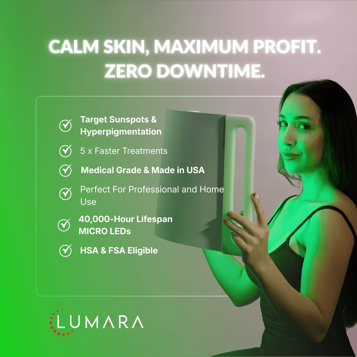 Illuminate Green V1 – Green Light Therapy Panel - Professional Grade