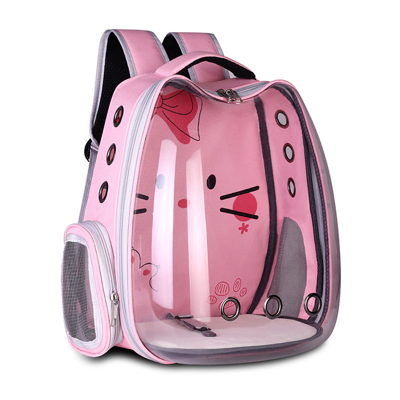 Pet Supplies - Pet Backpack Convenient Pet Space Bag Breathable Shoulder Cat or Dog Bag