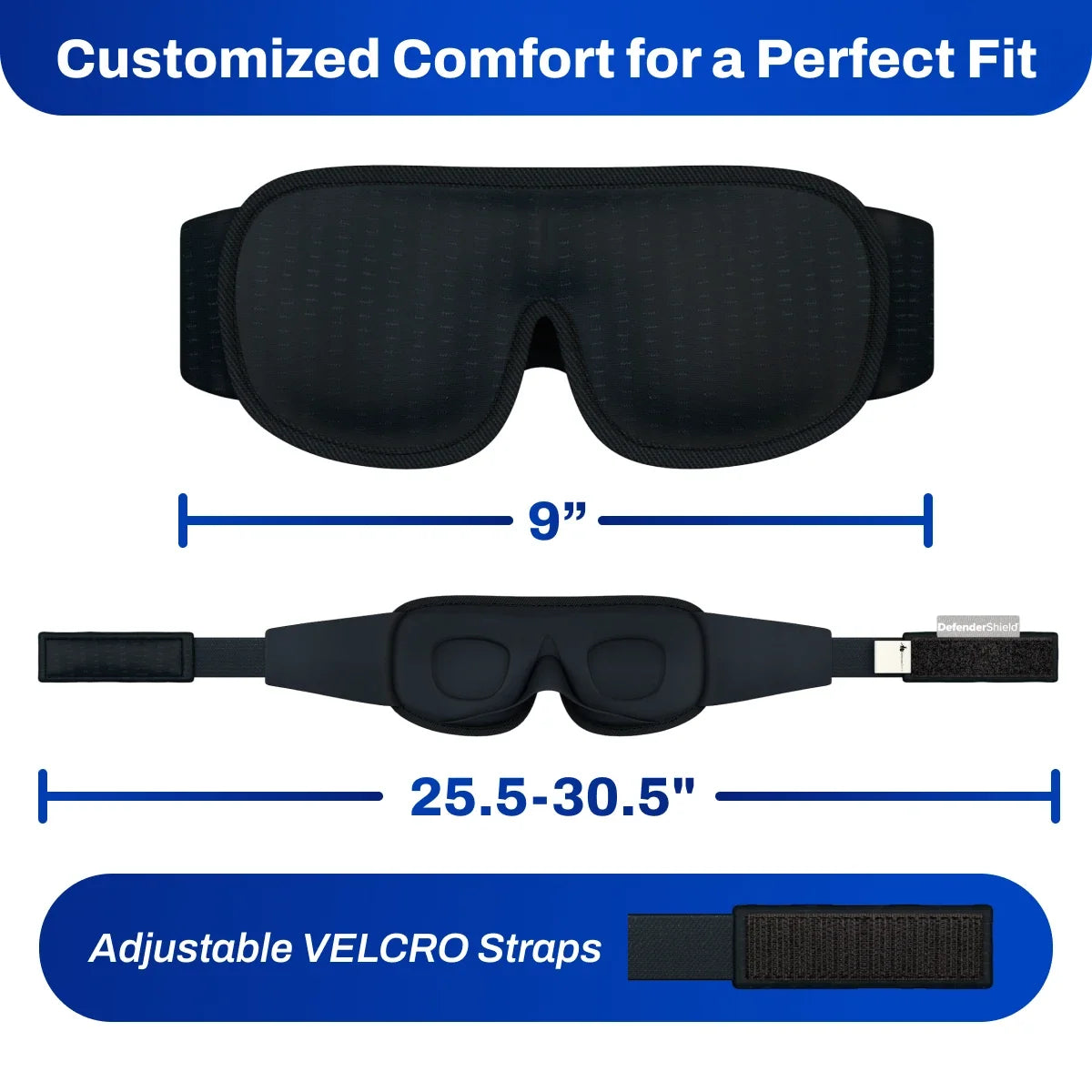 EMF Radiation Protection Sleep Mask - Sleep deeper, longer, and safer.